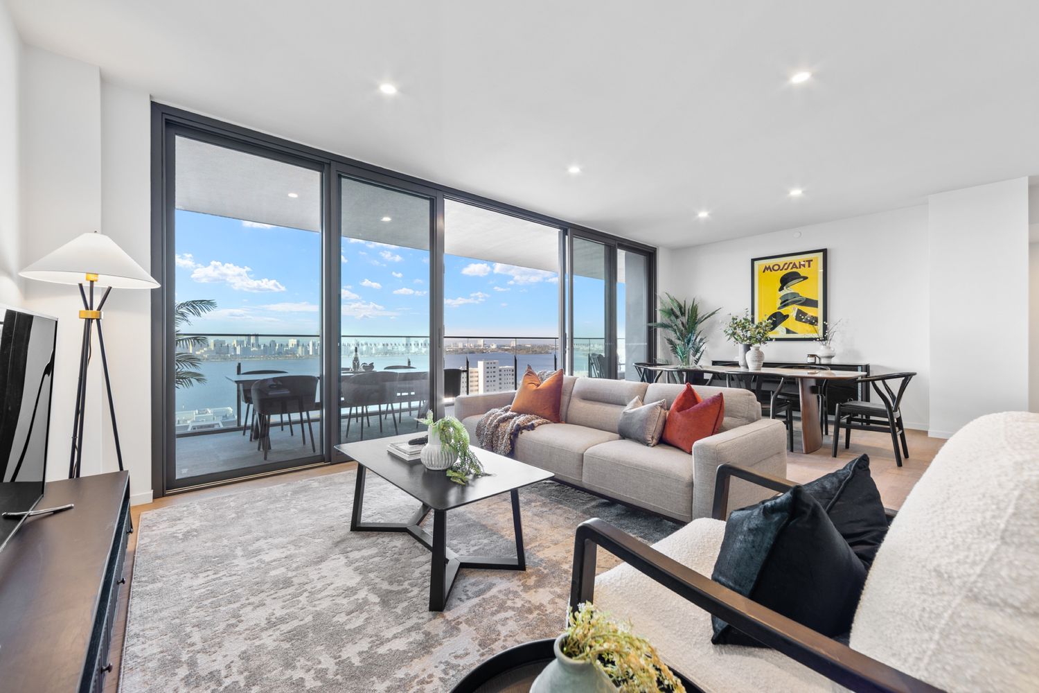 Beautifully styled Perth living room